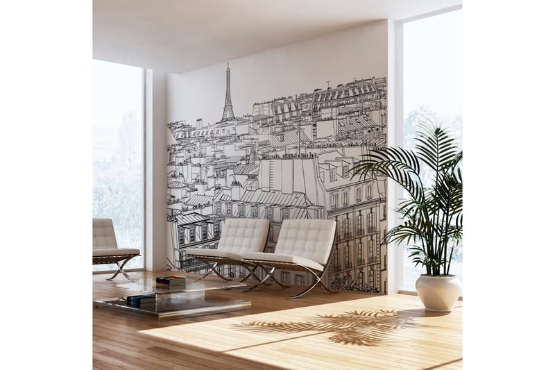 Valokuvatapetti Parisian S Sketchbook 450x270, Artgeist sp. z o. o.