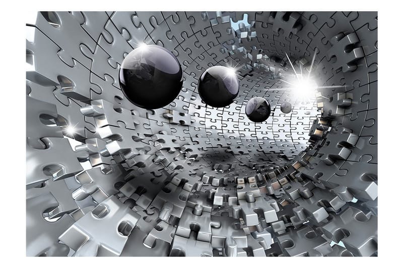 Valokuvatapetti Puzzle Tunnel 300x210 - Artgeist sp. z o. o. - Sisustustuotteet - Seinäkoristeet - Tapetit - Valokuvatapetit