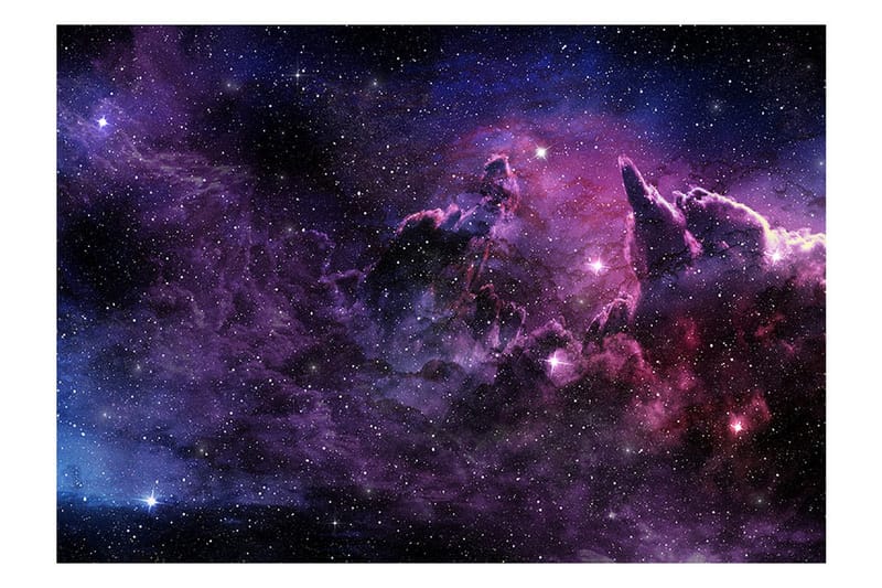 Valokuvatapetti Purple Nebula 300x210 - Artgeist sp. z o. o. - Sisustustuotteet - Seinäkoristeet - Tapetit - Valokuvatapetit