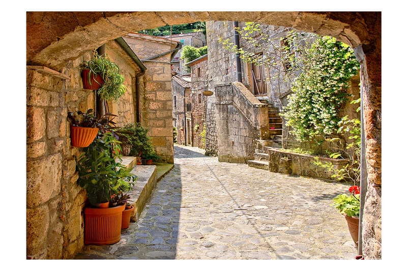 Valokuvatapetti Provincial Alley In Tuscany 300x210 - Artgeist sp. z o. o. - Sisustustuotteet - Seinäkoristeet - Tapetit - Valokuvatapetit