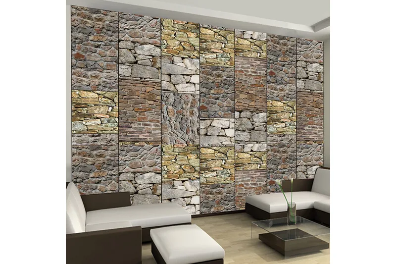 Valokuvatapetti Puzzle With Stones 50x1000, Artgeist sp. z o. o.