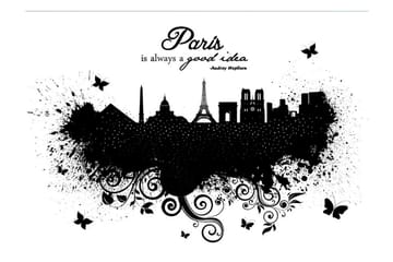 Valokuvatapetti Paris Is Always A Good Idea 150x105 - Artgeist sp. z o. o. - Sisustustuotteet - Seinäkoristeet - Tapetit - Valokuvatapetit