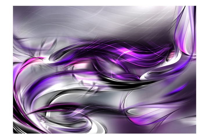Valokuvatapetti Purple Swirls 300x210 - Artgeist sp. z o. o. - Valokuvatapetit