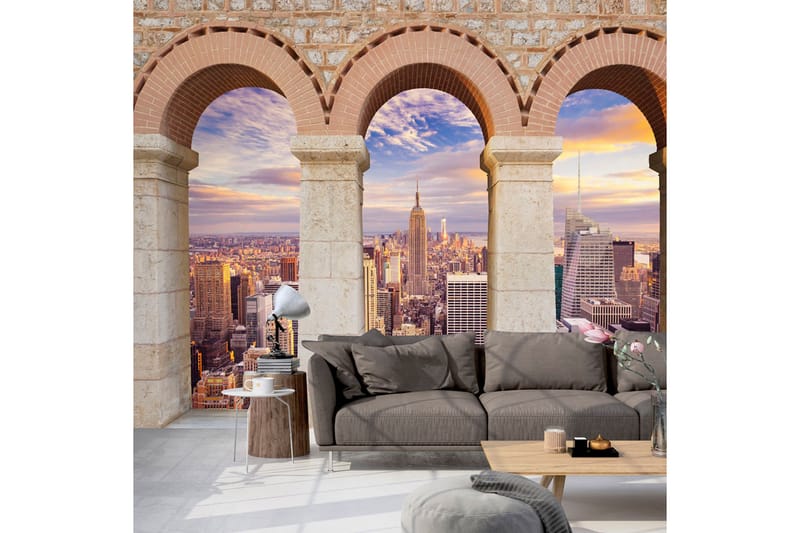 Valokuvatapetti Pillars Of The City 350x245, Artgeist sp. z o. o.