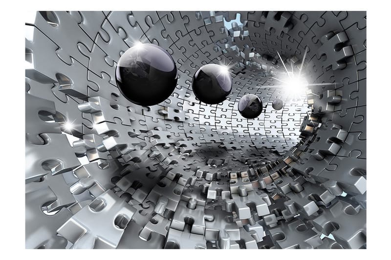 Valokuvatapetti Puzzle Tunnel 250x175 - Artgeist sp. z o. o. - Sisustustuotteet - Seinäkoristeet - Tapetit - Valokuvatapetit