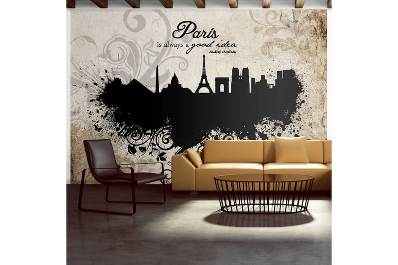 Valokuvatapetti Paris Is Always A Good Idea Vintage 100x70 - Artgeist sp. z o. o. - Sisustustuotteet - Seinäkoristeet - Tapetit - Valokuvatapetit