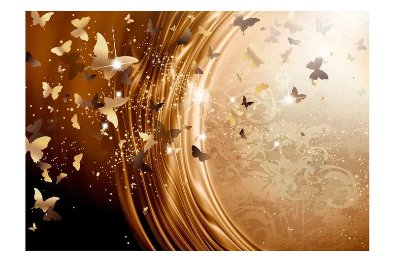 Valokuvatapetti Golden Path 250x175 - Artgeist sp. z o. o. - Sisustustuotteet - Seinäkoristeet - Tapetit - Valokuvatapetit