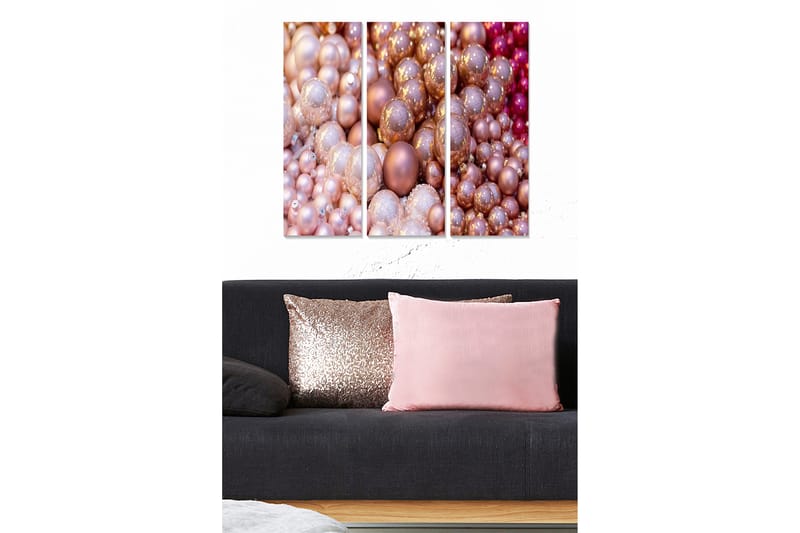 Taulu 3-pak Monivärinen - 20x50 cm - Sisustustuotteet - Seinäkoristeet