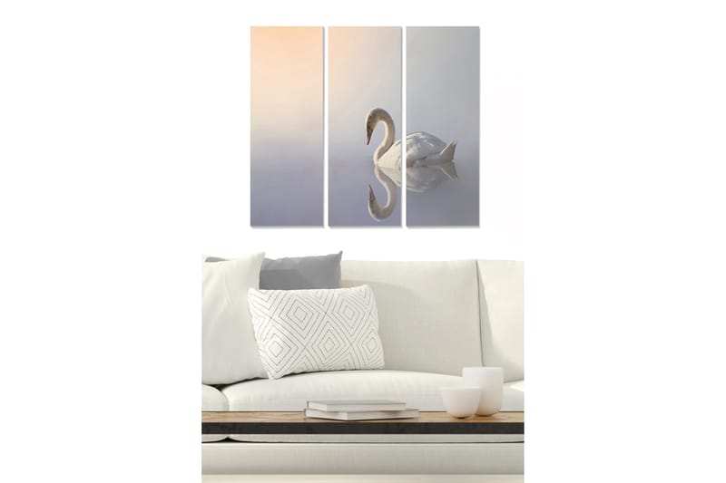 Taulu Animal 3-pak Monivärinen, 20x50 cm