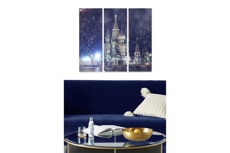 Taulu Building 3-pak Monivärinen, 20x50 cm