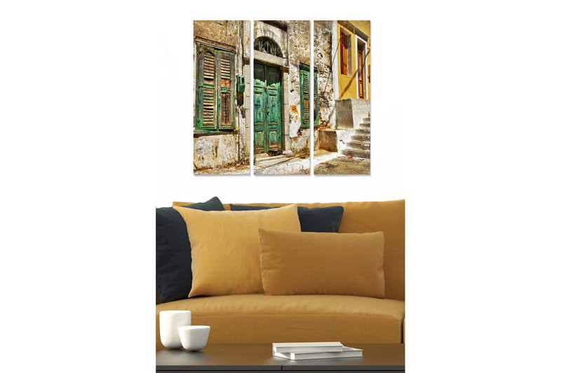 Taulu Building 3-pak Monivärinen, 20x50 cm