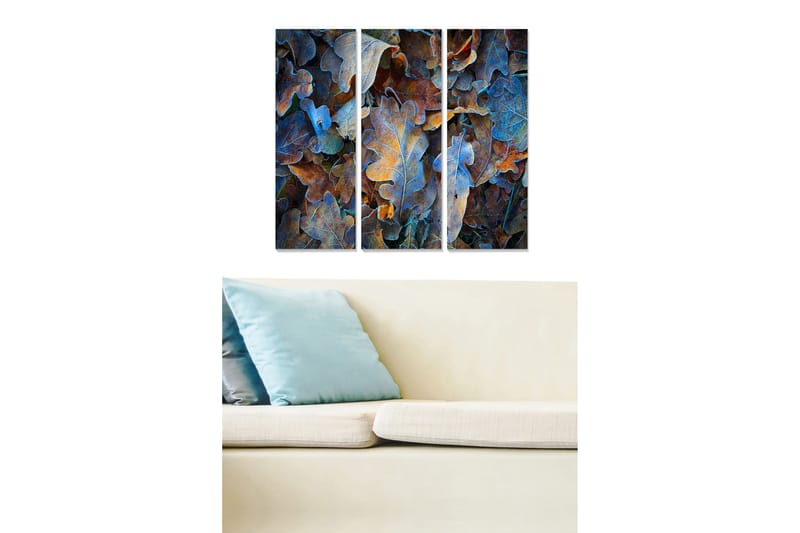 Taulu Floral 3-pak Monivärinen, 20x50 cm