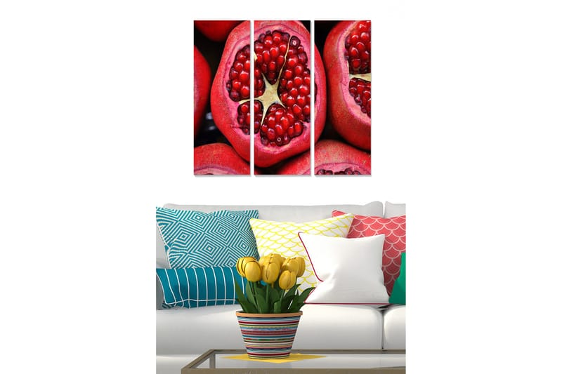 Taulu Kitchen 3-pak Monivärinen, 20x50 cm