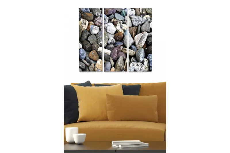 Taulu Nautical 3-pak Monivärinen, 20x50 cm