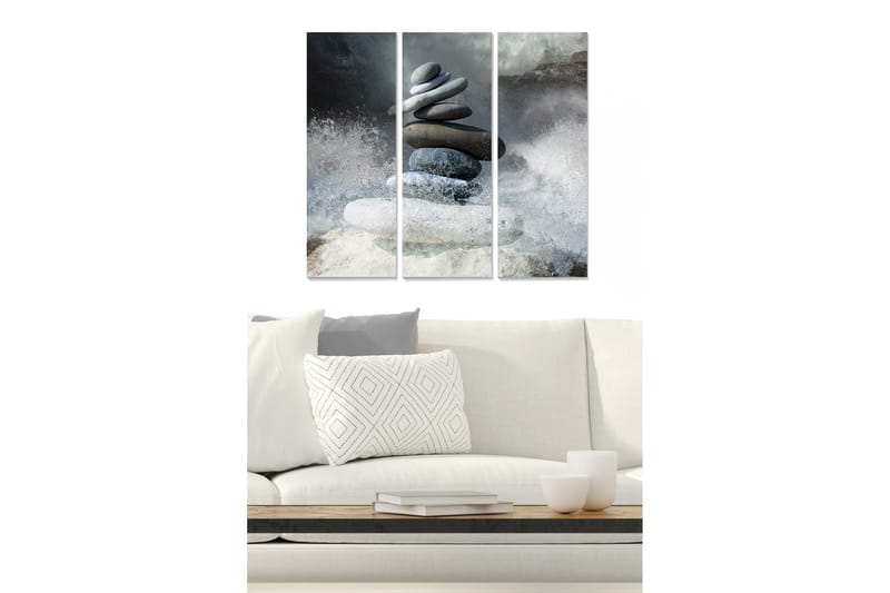 Taulu Nautical 3-pak Monivärinen, 20x50 cm