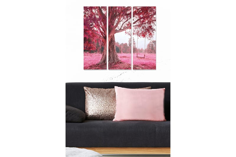 Taulu Scenic 3-pak Monivärinen - 20x50 cm - Sisustustuotteet - Seinäkoristeet