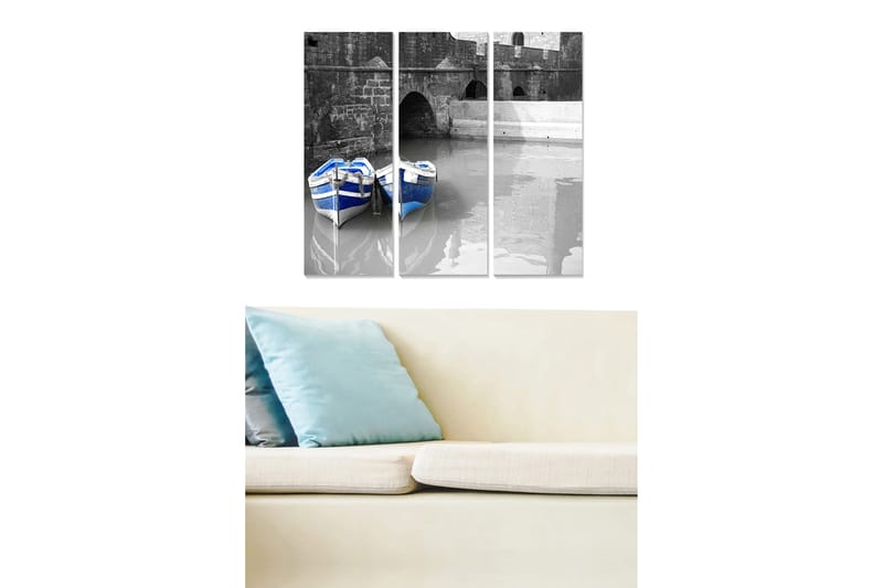 Taulu Scenic 3-pak Monivärinen, 20x50 cm