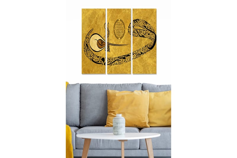 Taulu Scenic 3-pak Monivärinen, 20x50 cm