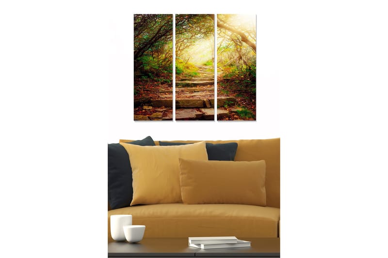 Taulu Scenic 3-pak Monivärinen, 20x50 cm