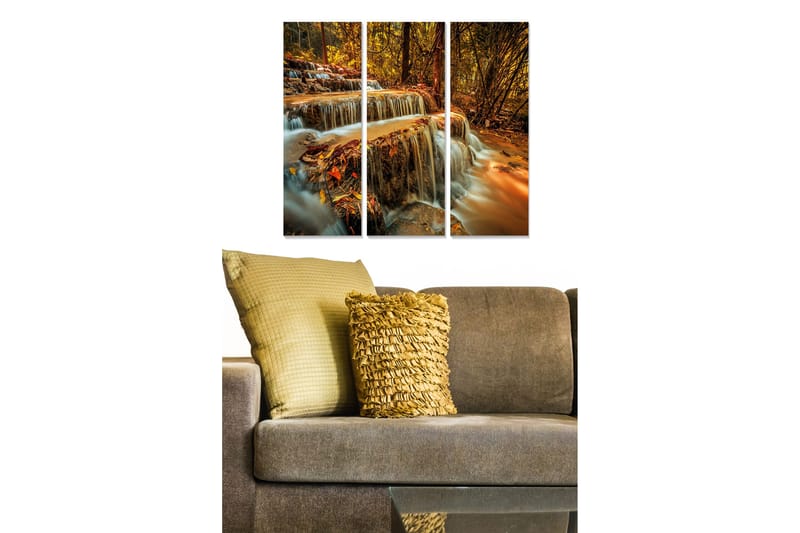 Taulu Scenic 3-pak Monivärinen, 20x50 cm