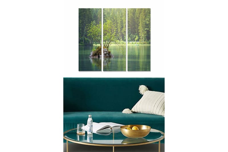 Taulu Scenic 3-pak Monivärinen, 20x50 cm