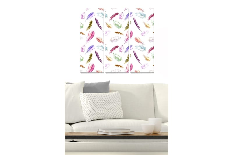 Taulu Scenic 3-pak Monivärinen, 20x50 cm