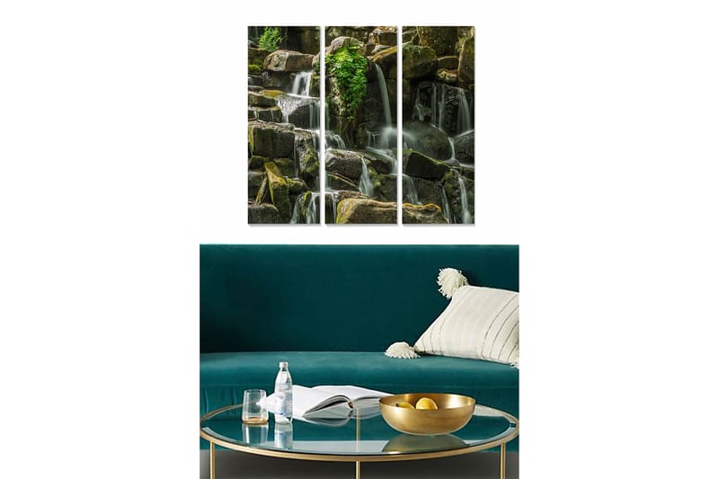 Taulu Scenic 3-pak Monivärinen, 20x50 cm