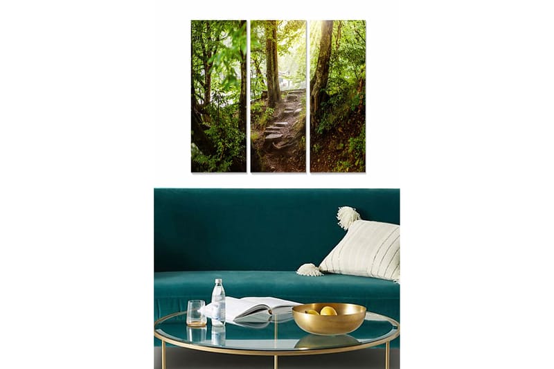 Taulu Scenic 3-pak Monivärinen, 20x50 cm