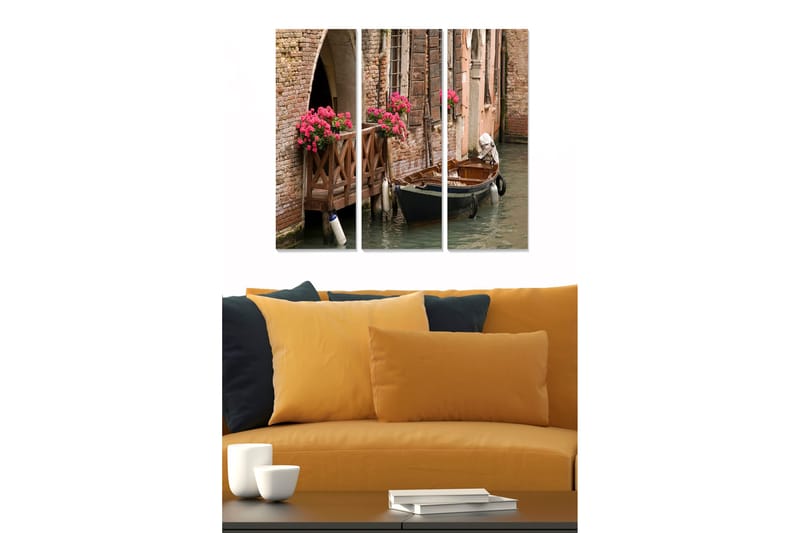 Taulu Scenic 3-pak Monivärinen, 20x50 cm