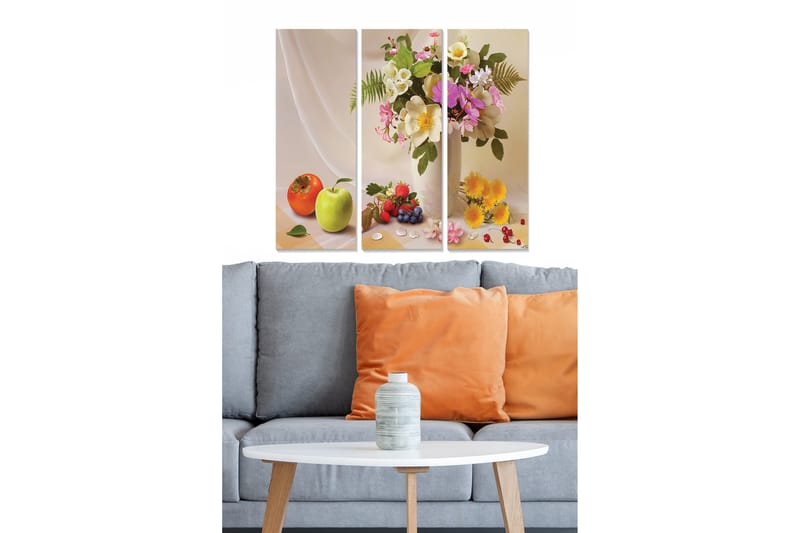 Taulu Scenic 3-pak Monivärinen, 20x50 cm