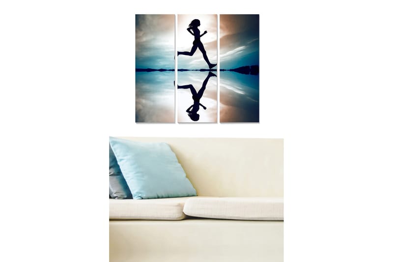 Taulu Scenic 3-pak Monivärinen, 20x50 cm