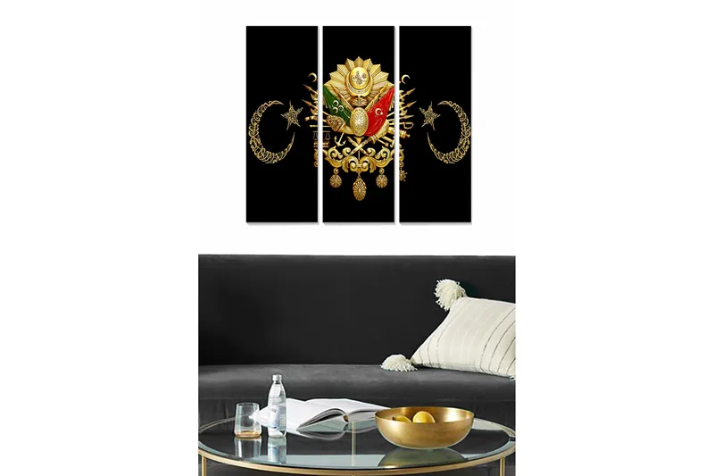 Taulu Scenic 3-pak Monivärinen, 20x50 cm