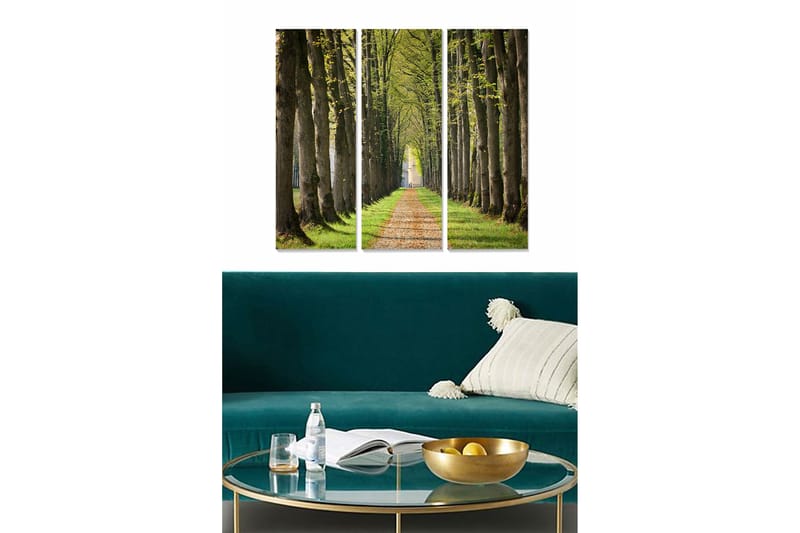 Taulu Scenic 3-pak Monivärinen, 20x50 cm