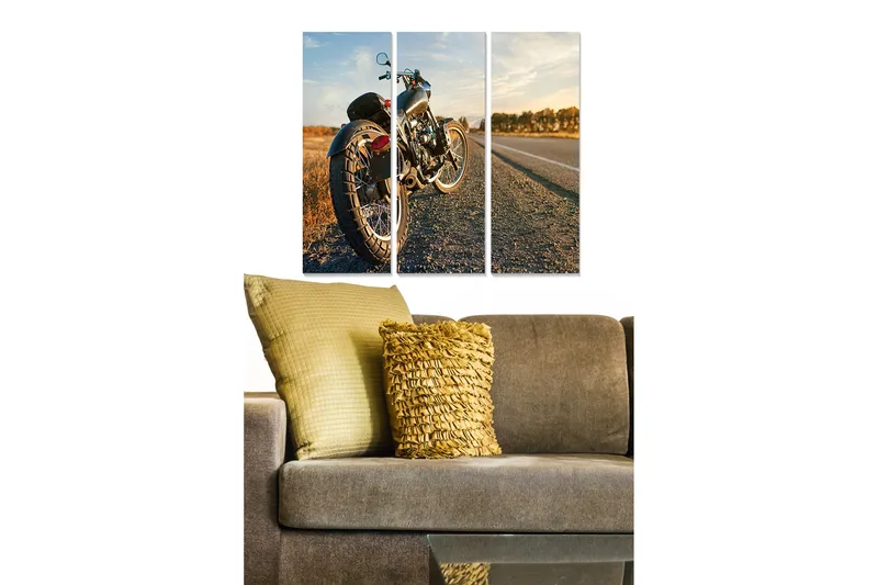 Taulu Vehicle 3-pak Monivärinen, 20x50 cm