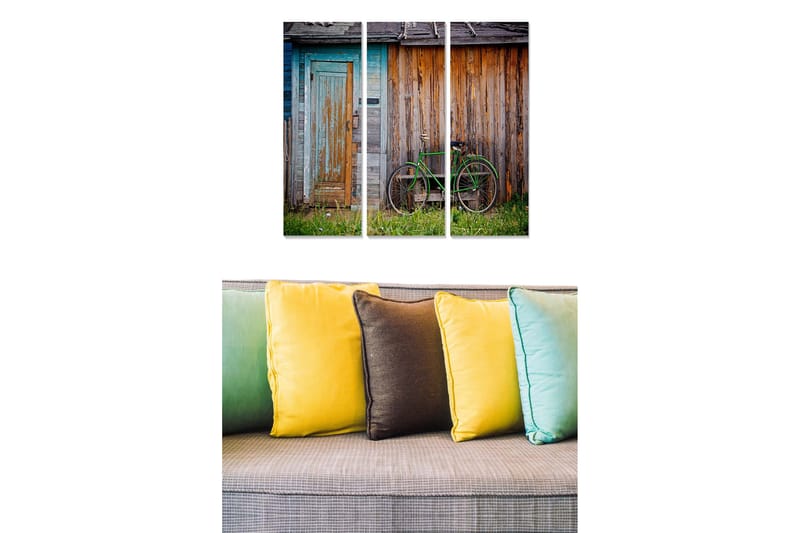 Taulu Vehicle 3-pak Monivärinen, 20x50 cm