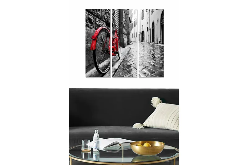 Taulu Vehicle 3-pak Monivärinen, 20x50 cm