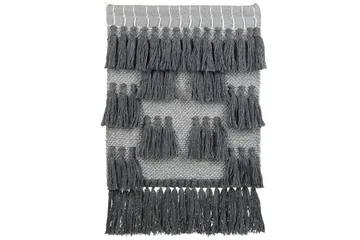 Väggdekoration i tyg Beliani Jiwa Graphite grey - Sisustustuotteet - Taulu & taide