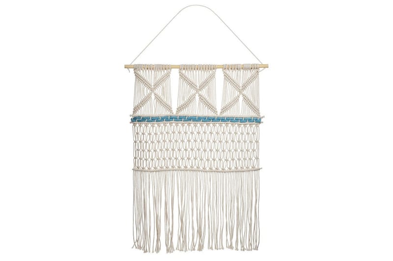 Väggdekoration i tyg Beliani Kalady Beige||Light blue