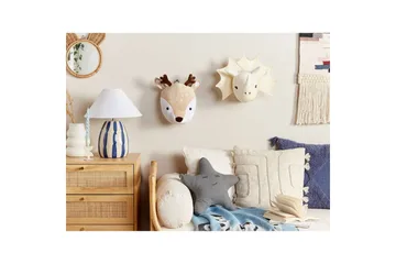 Väggdekorationer för barn Beliani Bambi Beige||White||Brown - Sisustustuotteet - Lastenhuoneen sisustus - Lelut - Pehmolelut
