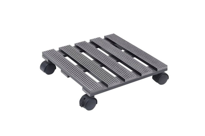Kasvirullakot 2 kpl harmaa 30x30x7,5 cm WPC - Sisustustuotteet - Sisustusesineet