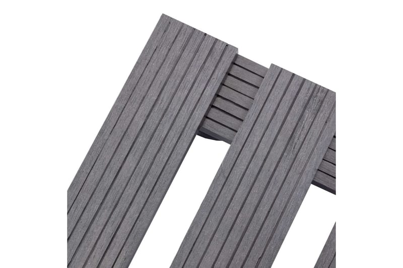 Kasvirullakot 2 kpl harmaa 30x30x7,5 cm WPC - Sisustustuotteet - Sisustusesineet