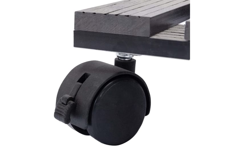 Kasvirullakot 2 kpl harmaa 30x30x7,5 cm WPC - Sisustustuotteet - Sisustusesineet