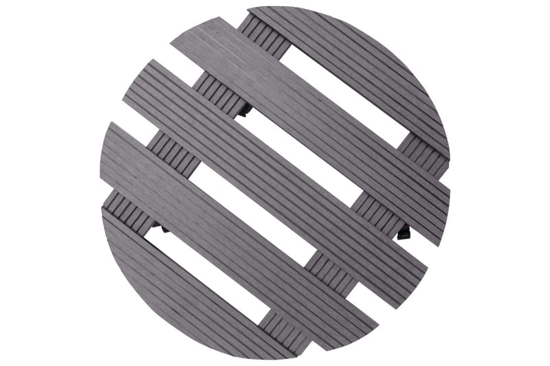 Kasvirullakot 2 kpl harmaa 30x7,5 cm WPC - Sisustustuotteet - Sisustusesineet