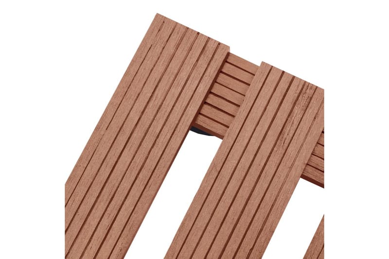 Kasvirullakot 2 kpl ruskea 30x30x7,5 cm WPC - Sisustustuotteet - Sisustusesineet