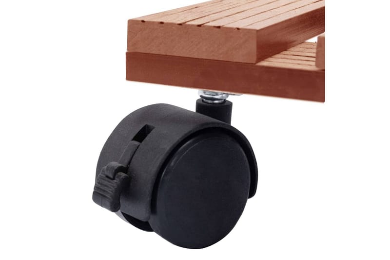 Kasvirullakot 2 kpl ruskea 30x30x7,5 cm WPC - Sisustustuotteet - Sisustusesineet