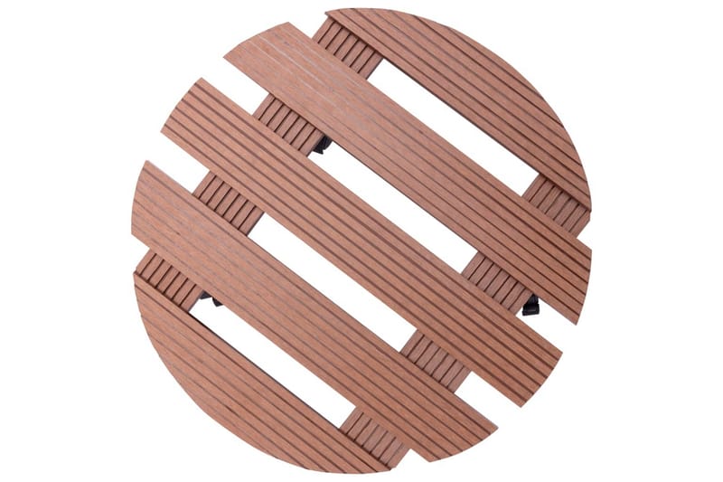 Kasvirullakot 2 kpl ruskea 30x7,5 cm WPC - Sisustustuotteet - Sisustusesineet