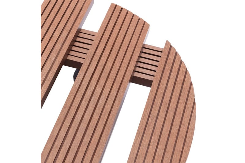 Kasvirullakot 2 kpl ruskea 30x7,5 cm WPC - Sisustustuotteet - Sisustusesineet