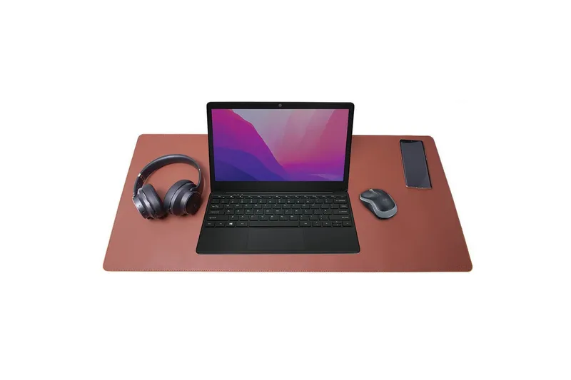 Kirjoitusalusta Desire2 Vegaaninen nahka 400x900mm Ruskea, Ruskea