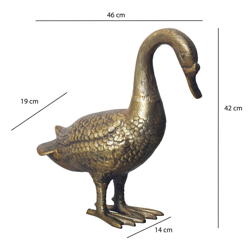 Dalela-koristefiguuri 42 cm - kullanvärinen - Sisustustuotteet - Sisustusesineet - Koriste-esineet - Koristelintu