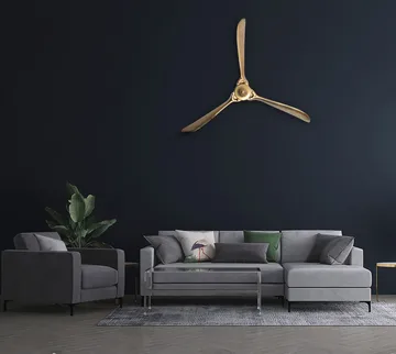 Ilvik-seinäkoriste Potkuri 85x85 cm metallia - kulta - Sisustustuotteet - Sisustusesineet - Koriste-esineet - Veistos